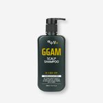 [HASUSUNG] GGAM Quinoa & Flax Seed Scalp Shampoo 300ml 750ml – Herbal Extracts for Hair Loss Relief, Refreshing & Non-Irritating with a Fresh Spring Scent - Made in Korea